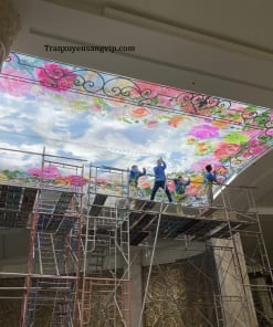 Thi Công Đèn Led Trần Xuyên Sáng